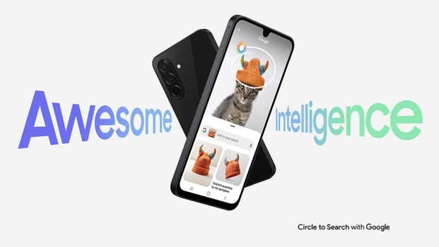 Samsung Galaxy A26 5G circle to search